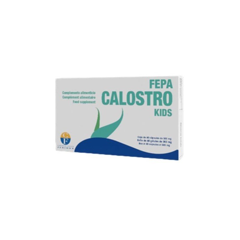 FEPA CALOSTRO KIDS 300 MG 60 CAPSULAS