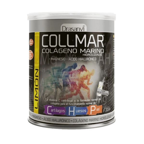 COLLMAR COLAGENO MARINO + MAGNESIO + AC. HIALURONICO 300GR. SABOR LIMON