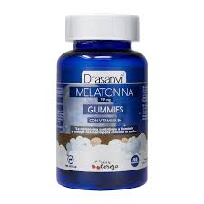GOMINOLAS MELATONINA 1.9 MG CON VITAMINA B6 SABOR CEREZA 45 GUMMIES