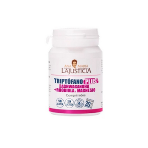 TRIPTOFANO PLUS CON ASHWAGANDA+RHODIOLA Y MAGNESIO 30 DIAS 60 COMPRIMIDOS